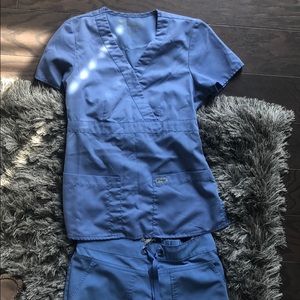 Grey’s Anatomy scrub set. Ceil blue.